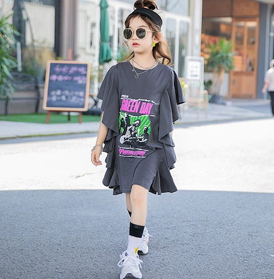 人気の 女の子ファッション 夏小娘ワンピ綺麗袖洋服styletシャツワンピース小学生夏もファション Www Ilas Edu Tt