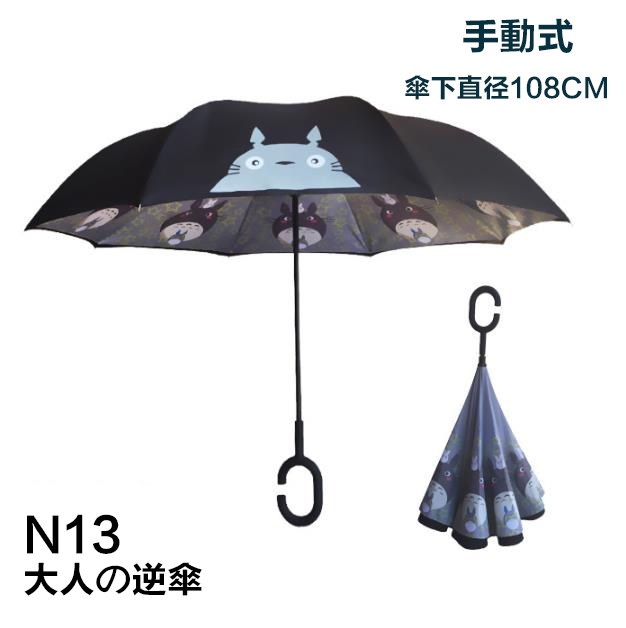 Qoo10 大人気 大人の子供 逆に伞 日傘 キャラ