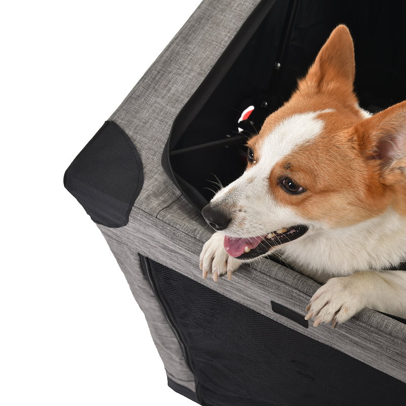 ペットキャリー 大型 犬 ブルー ゲージ ソフト 折りたたみ 車 病院 お取引 inspektorat.madiunkota.go.id