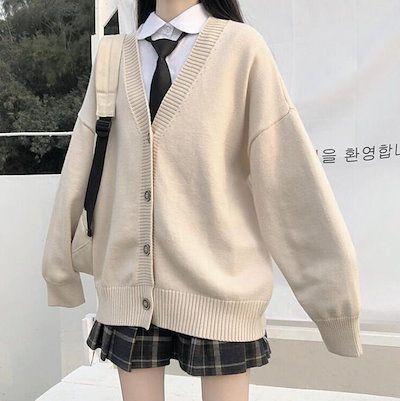 Qoo10 女子高生 制服 コスプレ カーディガン レディース服