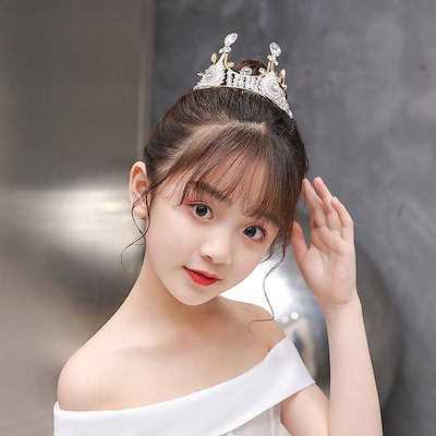 Qoo10 子供のクラウンの頭飾り姫の手作りビーズの バッグ 雑貨