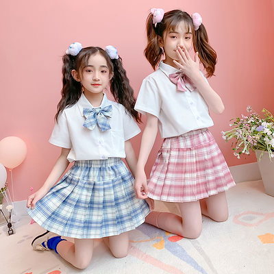 おトク情報がいっぱい パーティー イベント用品 子供服スーツ女の子フォーマル3セットチェック柄激安卒業式スーツ入学式発表会結婚式5 Www Ilas Edu Tt