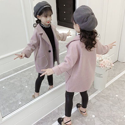 上品 女の子ファッション 子供服女の子コートモッズコートロングコートキッズ子供コート冬アウター厚手ジュニア