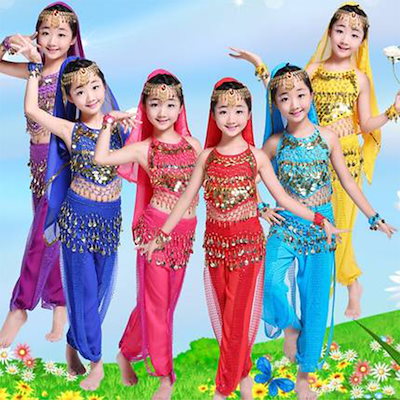 Qoo10 子供用6色 7点セット アラジン衣装 キッズ