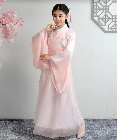 Qoo10 子供 装漢服可愛い中華舞台服装羽織古典美 キッズ