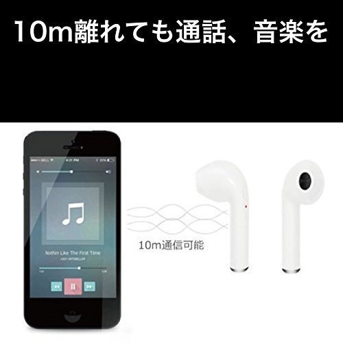 Qoo10 完全ワイヤレスイヤホン Bluetoothイヤホン 左右分離型 片耳両耳対応 高音質 マイク内蔵 防汗 ワンボタン設計 Iphone Android対応 イヤホン 高音質 ワイヤレスイヤホン Blu