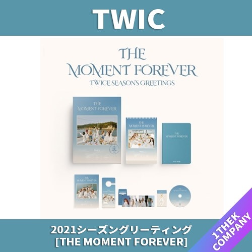 Qoo10 当店追加特典 公式 Twice 21 シーズングリーティング The Moment Forever 公式グッズ カレンダー 21年