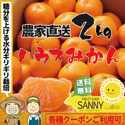 Qoo10 愛媛県産 ハウスみかん 2 0kg 食品