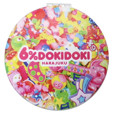 Qoo10 手鏡 6 Dokidoki コンパクト 家具 インテリア