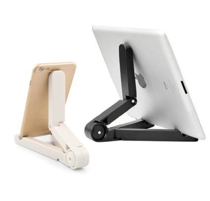 Qoo10 折り畳み式スタンド ピンク Ipad タブレット Pc スマートフォン角度調節可能 コンパクト収納 スタンド