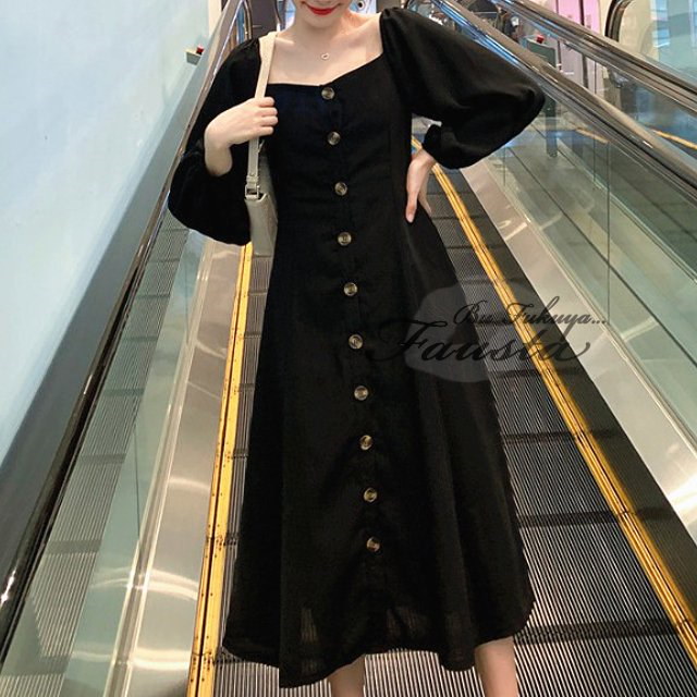 Qoo10 授乳服 安い フォーマル 冬 マタニティワンピース お宮参り 前開き ミモレ丈 おしゃれ 長袖 フロ