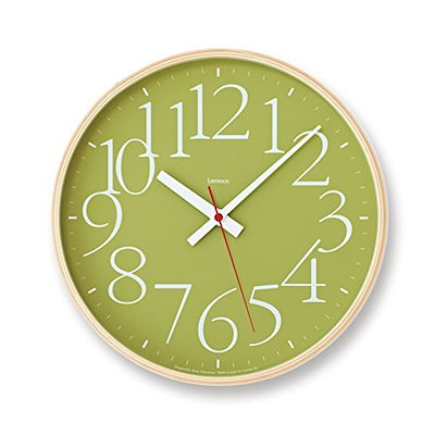 素晴らしい品質 掛け時計エーワイクロックアールシー電波アナログ緑ayclockrcay14 10 インテリア 装飾