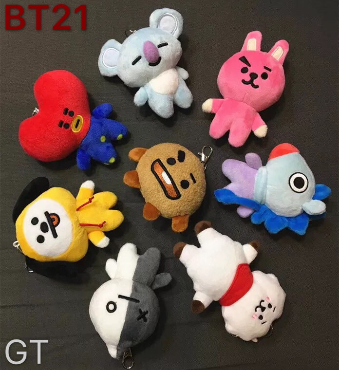 Qoo10 数量限定販売 韓国 Bt21 キーホルダーbt21 グッズbt21ぬいぐるみ Bts21ストラップ防弾少年団 Bt21 グッズストラップbt21抱き枕