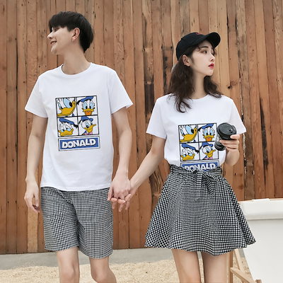 Qoo10 ドナルド ディズニー Tシャツ 夏 服 メンズファッション