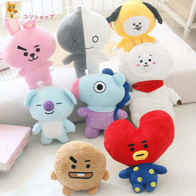 Qoo10 新品bt21 立てぬいぐるみ 防弾少年団 メンズファッション