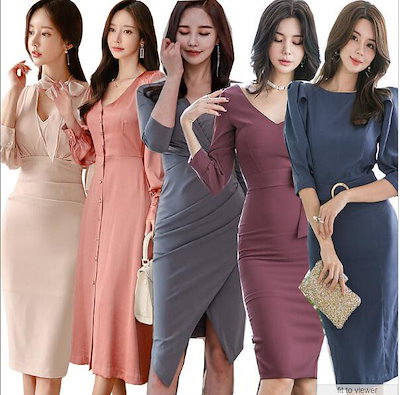 Qoo10 新追加 韓国ファッション ワンピースol レディース服