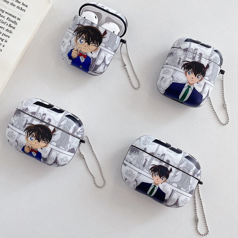 Qoo10 日本の人気アニメ名探偵コナンdetective Conan Airpods Pro ケースairpods1 2ケース 収納ケース エアーポッズケースイヤホンケース収納バッグ保護 防塵 落下防止 衝突防止