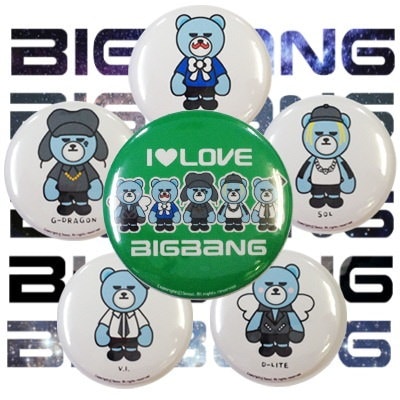 Qoo10 日本国内メール便bigbang ビッグバン バッジ バッチ ビッグバングッズ ビッグバンベア Ygベア 可愛いバッジ ビッグバン バッジ Bigbangバッチ ジードラゴン スンリ タップ