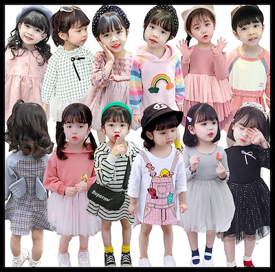 Qoo10 春新作 子供服 女の子合集 ワンピース キッズ