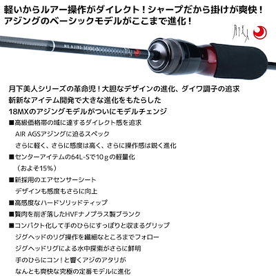 30 Off 月下美人mxアジング64l Snアジングロッドカーボン99 2本継1 93mルアー フィッシング用品 Www Darpanac Com