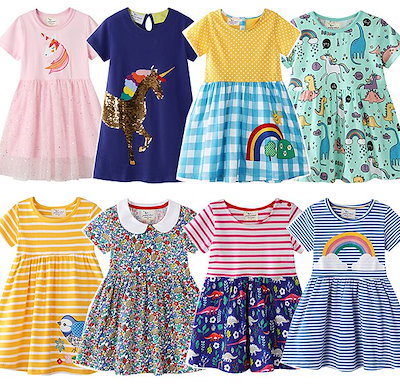 Qoo10 欧米の風ファッションの子供服ワンピース2 キッズ