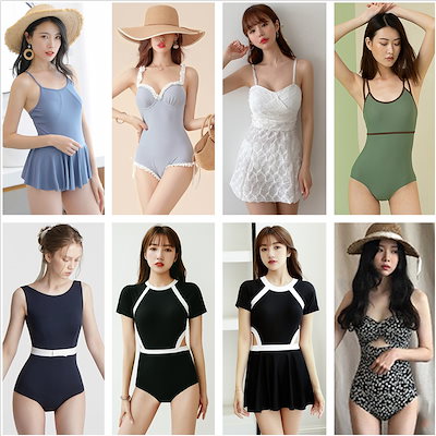 Qoo10 水着 レディース ワンピース水着 ビ レディース服 Qoo10 水着 レディース ワンピース水着 ビ レディース服