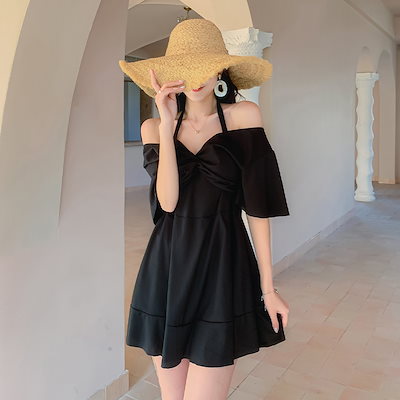 Qoo10 水着 レディース ワンピース 体型カバー レディース服