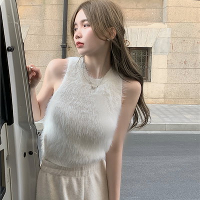 Qoo10 無地キャミソールファッションタンクトップ レディース服