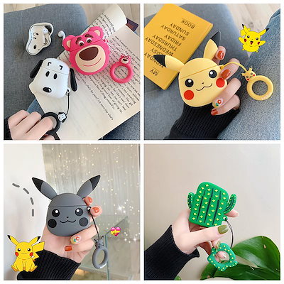 Qoo10 ピカチュウairpodsケース カバー スマートフォン