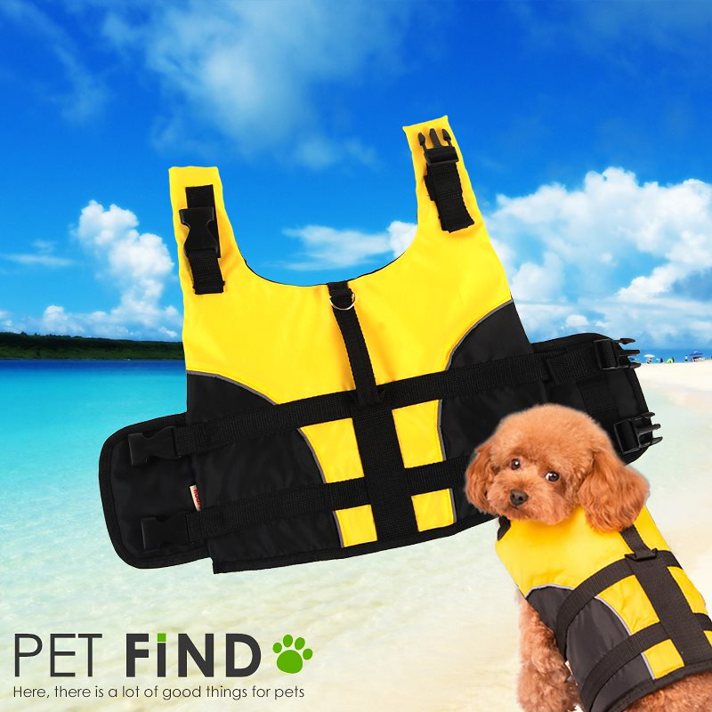 Qoo10 犬用ライフジャケット ライフベスト 犬用浮き輪 犬 ワンちゃん ペット用ライフジャケット 浮き輪 海や川の水遊びに 安心 安全 事故防止 3サイズ S M L