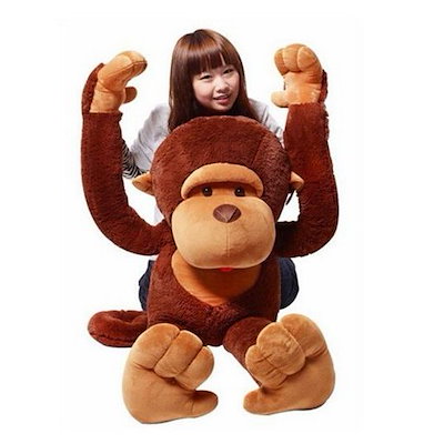 Qoo10 猿 ぬいぐるみ さる サル 130cm おもちゃ 知育