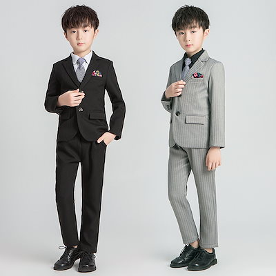 最大12 Offクーポン 男の子ファッション 秋冬子供かっこいいスーツ柔らかい祝日アクティブ花童服キッズ学生日の礼服卒業始業シーズン5点セットjz Sjemenarna Net