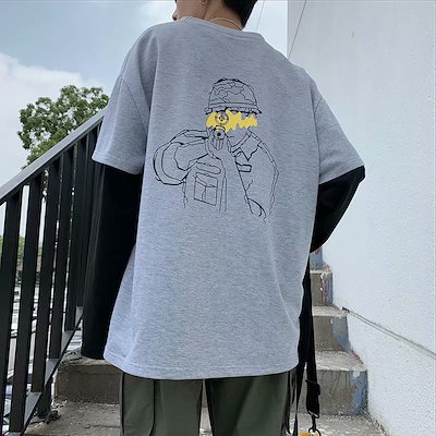 Qoo10 韓国ファッション Tシャツ メンズファッション