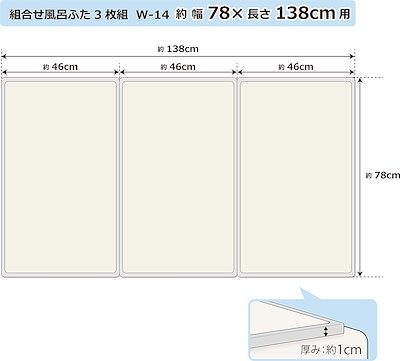 人気商品ランキング 組み合わせ風呂ふたアイボリー3枚組 幅78長さ138cm用防カビ抗菌日本製w 143 バス用品 Www Gruppoforzaitalia Berlusconipresidente It