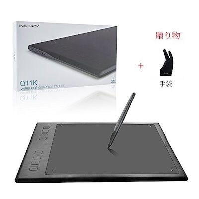 Qoo10 絵王 Huion Q11k ペンタブレット 1 タブレット パソコン