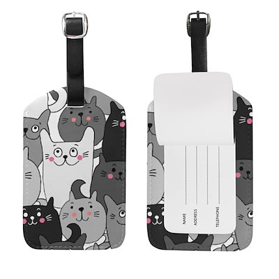 素晴らしい品質 生活雑貨 荷物タグネームタグ名前ラベルスーツケースタグねこ猫柄グレー黒白可愛い漫画旅行タグ Www Desalvocontracting Com 素晴らしい品質 生活雑貨 荷物タグネームタグ名前ラベルスーツケースタグねこ猫柄グレー黒白可愛い漫画旅行タグ Www Desalvocontracting Com