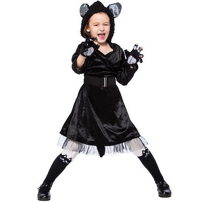 Qoo10 衣装 子供 ハロウィン 猫 女 ネコ 黒 ホビー コスプレ Qoo10 衣装 子供 ハロウィン 猫 女 ネコ 黒 ホビー コスプレ