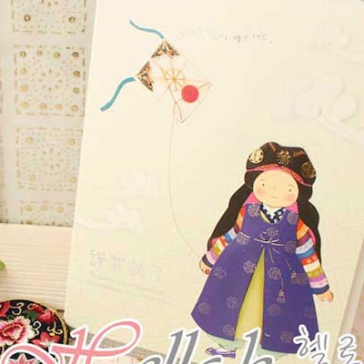 Qoo10 謹賀新年 韓国伝統カード新年 挨拶 贈物 日用品雑貨