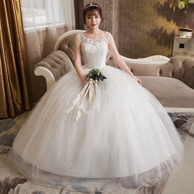 Qoo10 送料無料ウェディングドレス 安い 結婚式 レディース服