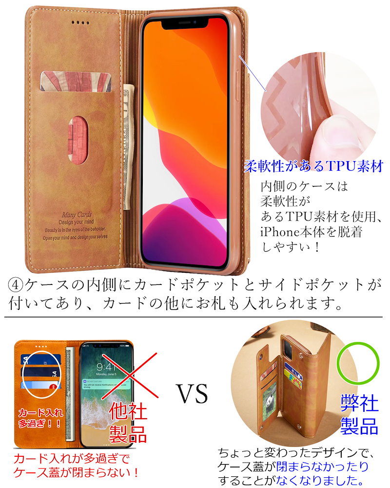 Qoo10 Iphone11 ケース 手帳型