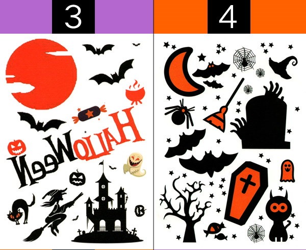 Qoo10 送料無料ハロウィンや仮装に大活躍ハロウィンモチーフ タトゥーシール Sサイズ