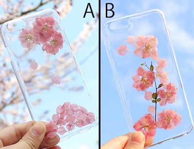 Qoo10 送料無料 アイフォンケース 押し花 桜 スマホケース 保護フィルム