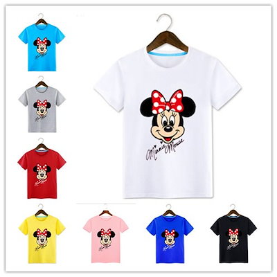 Qoo10 ミニー Tシャツ ディズニー Tシャツ レディース服