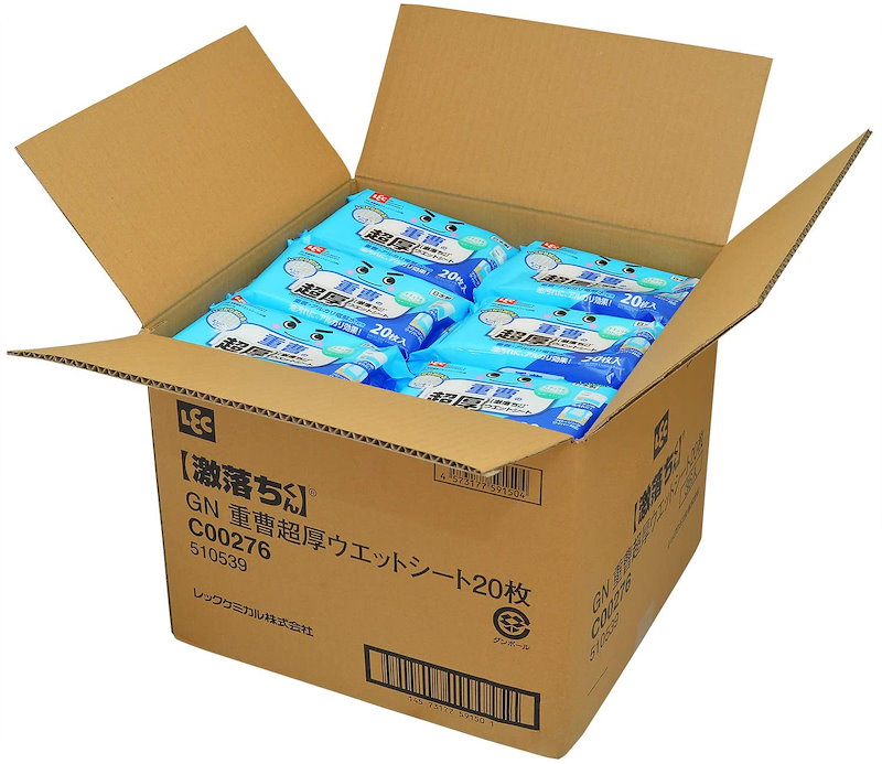 送料無料/新品 まとめ レック 激落ちくん 重曹の超厚ウエットシート C00276 1パック 20枚 fucoa.cl