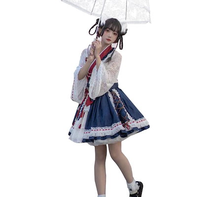 Qoo10 長袖 コスプレ 衣装 森ガール可愛い ゆ レディース服