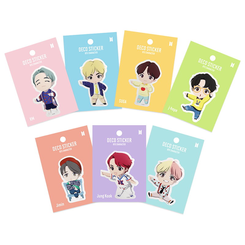 Qoo10 防弾少年団 キャラクター デコ ステッカー Popup Store Bts Pop Up House Of Bts Official Md