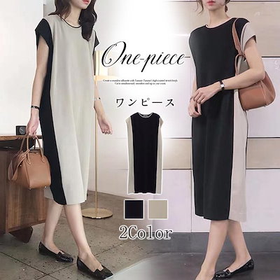 Qoo10 限定21ワンピースロング 夏新作 人 レディース服