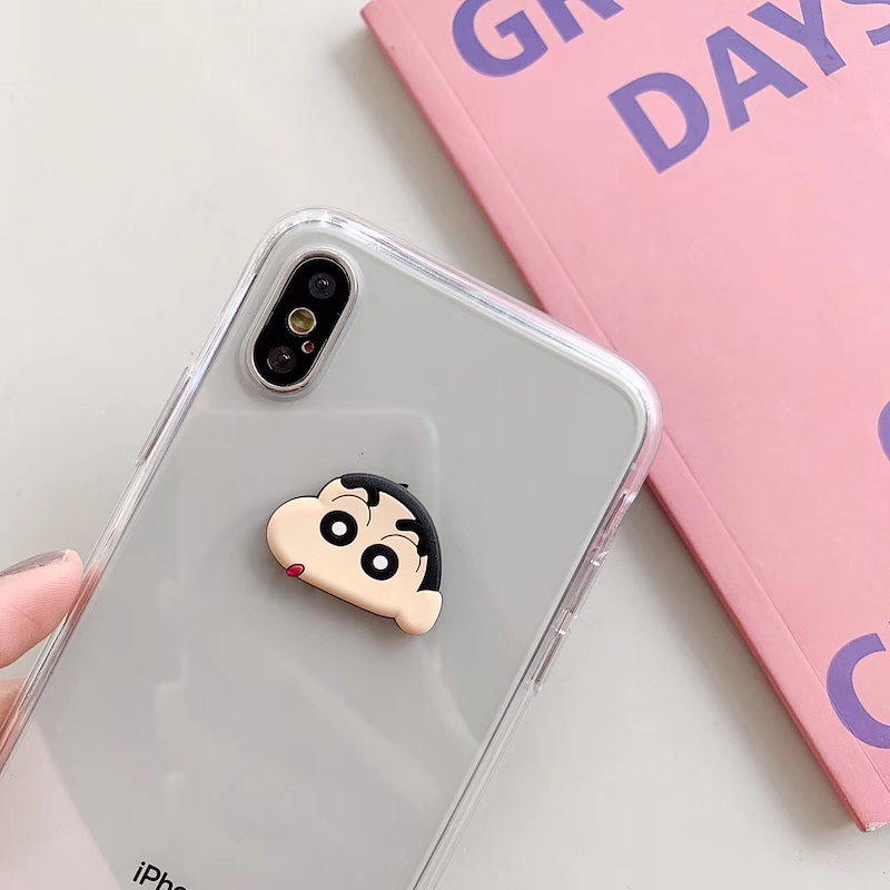 Qoo10 韓国クレヨンしんちゃんカップルシンプルかわいい透明携帯ケースiphone12ケースiphone11ケースiphone Xs Max Xr ケースiphonexケースiphoneケースiphone8ケース