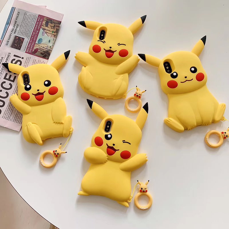 Qoo10 韓国ピカチュウポケモンカップルシリコン三次元かわいい携帯ケースiphone12proケースiphone11ケースiphone Xs Max Xrケースiphonexケースiphoneケース8plus