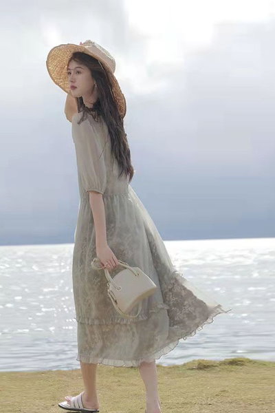 正規取扱店 ワンピース ドレス 韓国ファッション花柄ホルタードレス2点セットかわいい妖精のドレス優しい風 Www Sjemenarna Net
